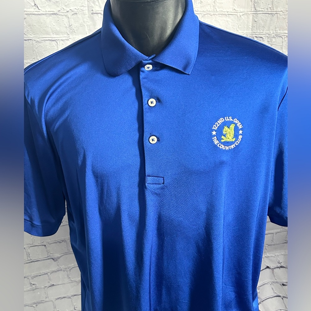 US OPEN Collection mens size large golf polo from 122nd Open at The Country Club